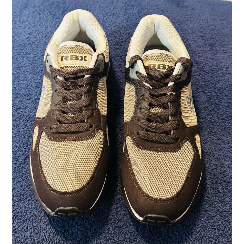 Reebok-RBX-Size 6-NEW-Brown/White/Grey-Athletic/Comfort